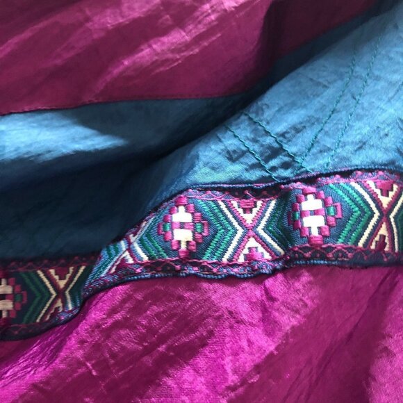 Vintage 80’s Purple Blue Windbreaker sz M - Picture 9 of 10